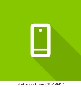 a touch screen gadget smart phone line vector icon for web and app mobile minimalistic flat design