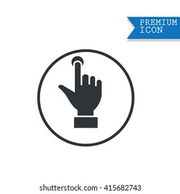 touch screen hand gestures icons