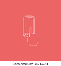 Touch screen icon.