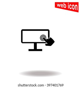 Touch screen icon.