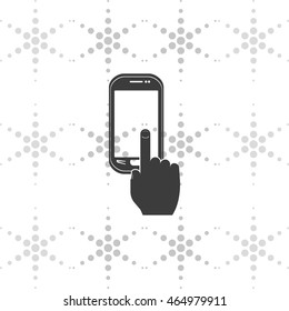 Touch screen icon.