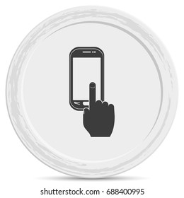 Touch screen icon.