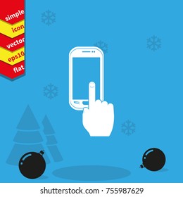 Touch screen icon.