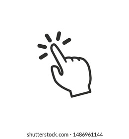 Touch screen icon for app and website