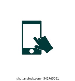 Touch screen Icon Illustration.