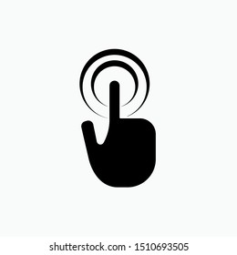 Touch Screen Icon. Illustration to Operate Smartphone As A Simple Vector Sign & Trendy Symbol for Design,  Websites, Presentation or Mobile Application.