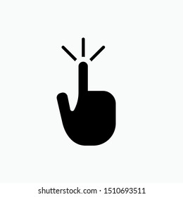 Touch Screen Icon. Illustration to Operate Smartphone As A Simple Vector Sign & Trendy Symbol for Design,  Websites, Presentation or Mobile Application.