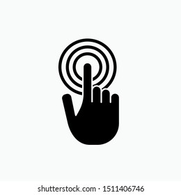 Touch Screen Icon. Illustration to Operate Smartphone As A Simple Vector Sign & Trendy Symbol for Design, Websites, Presentation or Mobile Application. Touch Screen Icon. Illustration to Operate Smartphone As A Simple Vector Sign & Trendy Symbol for Design, Websites, Presentation or Mobile Application.
