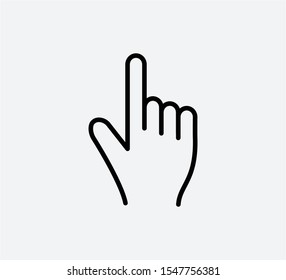 Touch screen icon ,pointer icon vector illustration