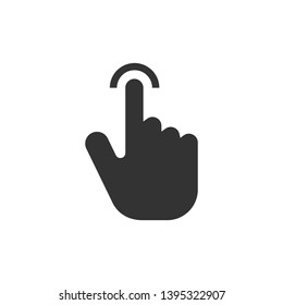 Touch Screen Icon - Swipe Gesture  Illustration As A Simple Vector Sign & Trendy Symbol for Design and Websites, Presentation or Mobile Application.