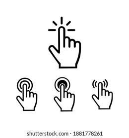 
Touch screen icon symbol vector eps 10