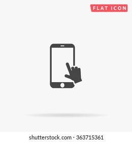 Touch Screen Icon Vector. 