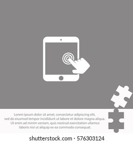Touch screen  icon Vector design.