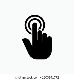 Touch Screen Icon - Vector, Flat Sign & Trendy Symbol. 