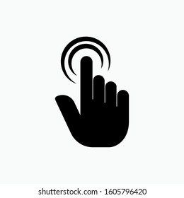 Touch Screen Icon - Vector, Flat Sign & Trendy Symbol. 