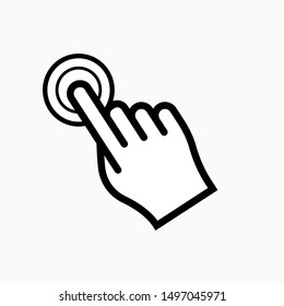 Touch Screen Icon - Vector, Sign and Symbol for Design, Presentation, Website or Apps Elements.