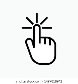 Touch Screen Icon - Vector, Sign and Symbol for Design, Presentation, Website or Apps Elements.