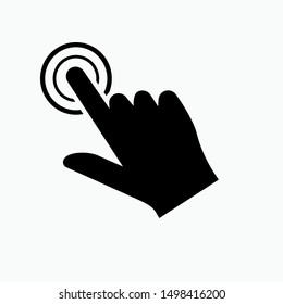 Touch Screen Icon - Vector, Sign and Symbol for Design, Presentation, Website or Apps Elements.