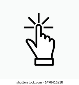 Touch Screen Icon - Vector, Sign and Symbol for Design, Presentation, Website or Apps Elements.