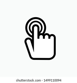Touch Screen Icon - Vector, Sign and Symbol for Design, Presentation, Website or Apps Elements.