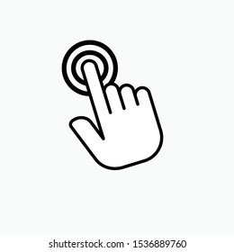
Touch Screen Icon - Vector, Sign and Symbol for Design, Presentation, Website or Apps Elements.