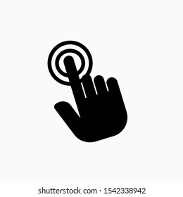 Touch Screen Icon - Vector, Sign and Symbol for Design, Presentation, Website or Apps Elements.