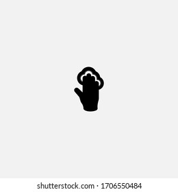touch screen icon.touch screen vector on gray background