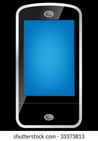 Touch screen mobile phone