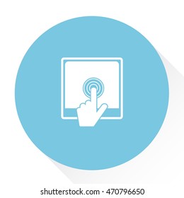 touch screen phone icon