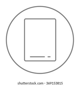 Tippen Sie auf das Symbol der Tablettenlinie.