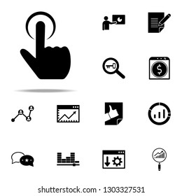 touch screen technology icon. Seo & Development icons universal set for web and mobile
