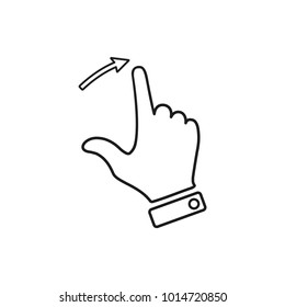 touch screen vector icon 