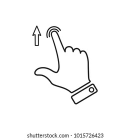 touch screen vector icon 