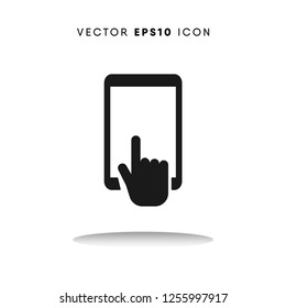 Touch screen vector icon