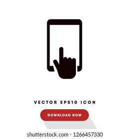 Touch screen vector icon