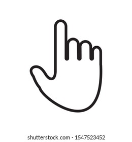 touch screen vector icon trendy