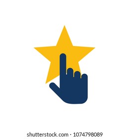 Touch Star Icon Design