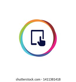 Touch Tablet - Vector App Icon