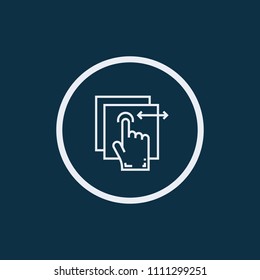Touch vector icon