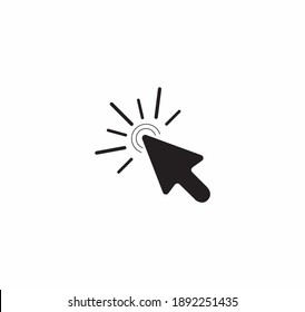 Icono táctil del vector sobre fondo blanco