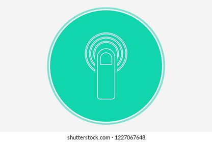 Touch vector icon sign symbol