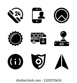 touch, web, information and advertisement icons in Web vector set. Graphics for web and design