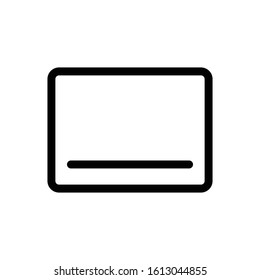 touch wireless trackpad vector icon