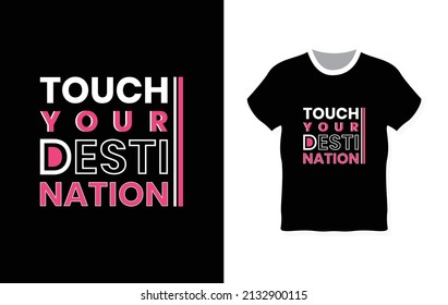 Toque su diseño de camisetas de destino