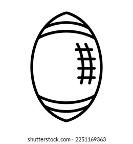 Touchdown, American Football Ball Icon Logo Design Vector Template Illustration Sign And Symbol Pixels Perfect