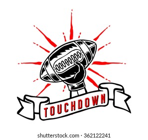 Touchdown Hand Draw