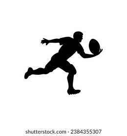 Touchdown Icon on White Background - Simple Vector Illustration