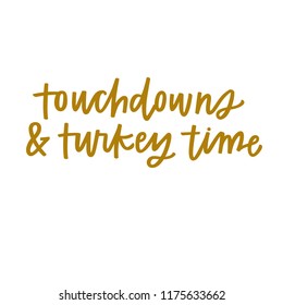 Touchdowns and turkey time