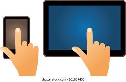 Touching hand