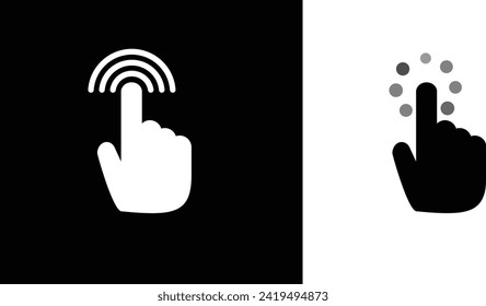 Touching hands icon. Editable Icon hands. Illustration of hands touching heart icon, people icon, loading